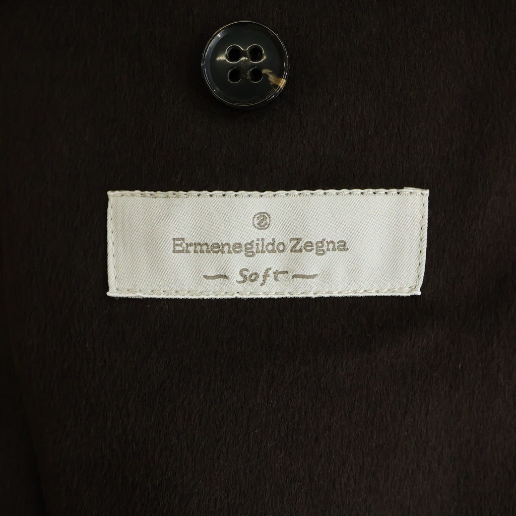 Ermenegildo Zegna(エルメネジルドゼニア) アンゴラウール テーラードジャケット ブラウン 48