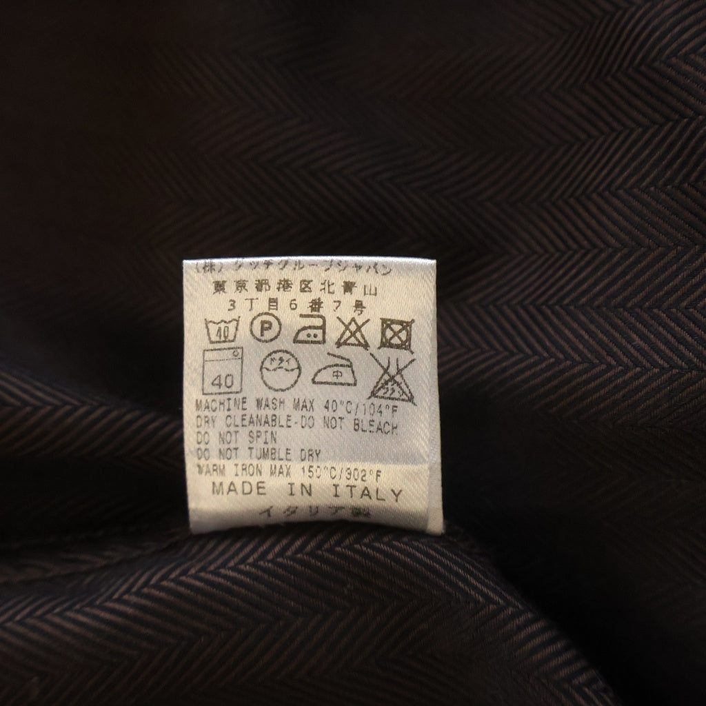 GUCCI(グッチ) 長袖コットンシャツ ブラウン 145380