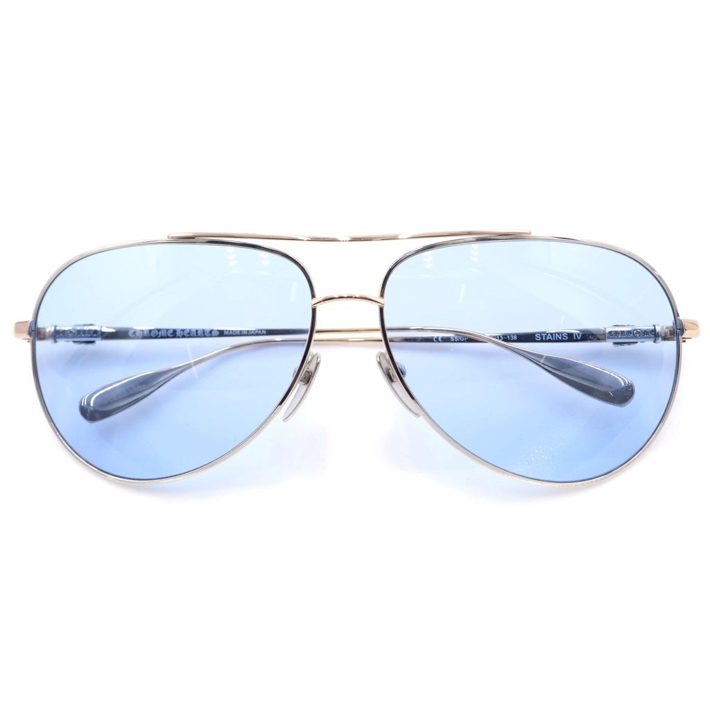 CHROME HEARTS(クロムハーツ) ■stains 4 サングラス ダガーモチーフ テンプル 64□13-138 アイウェア 眼鏡