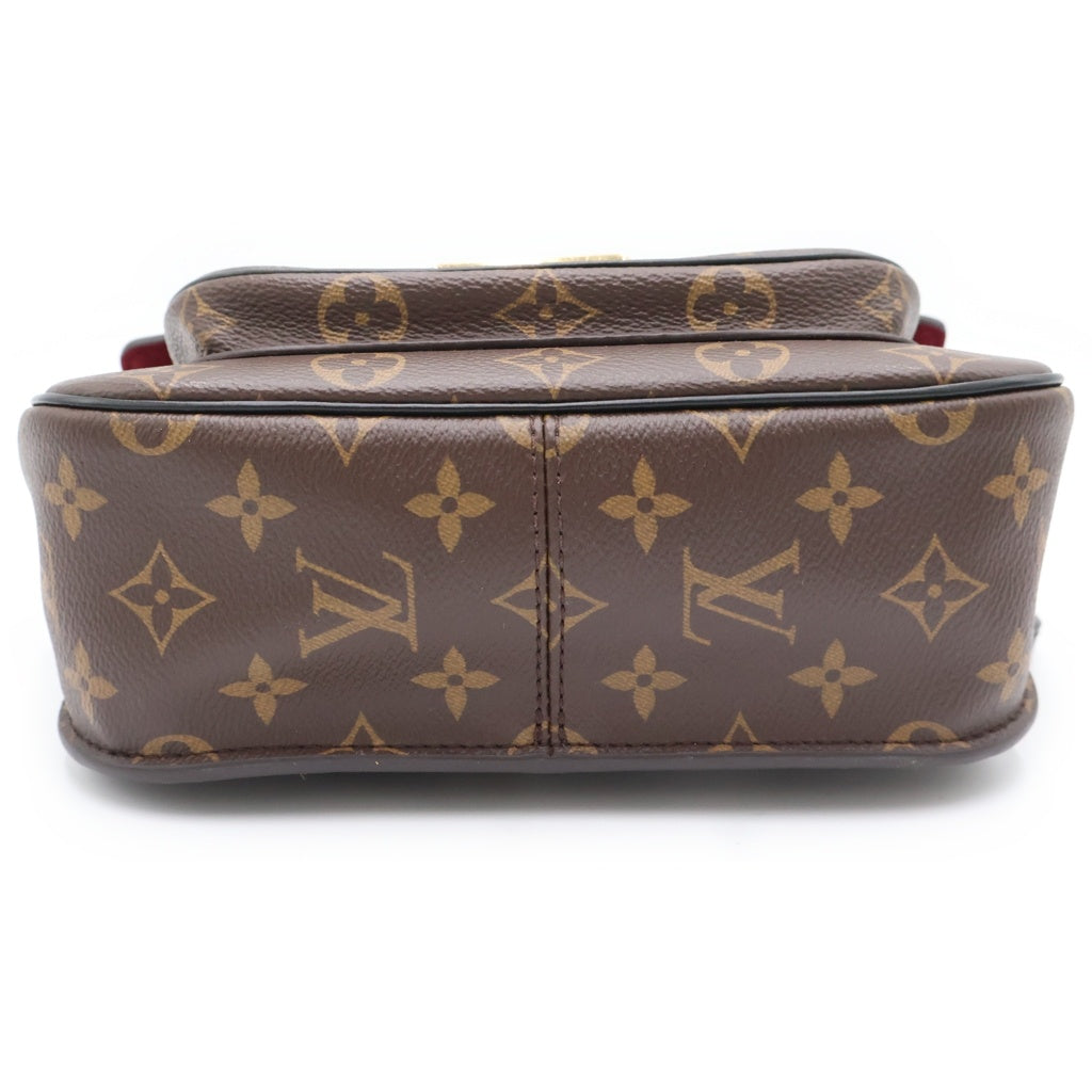 LOUIS VUITTON(ルイヴィトン) モノグラム パッシー チェーン ショルダーバッグ 肩掛けバッグ ブラウン/ブラック PVCレザー M45592 ゴールド金具 レディース