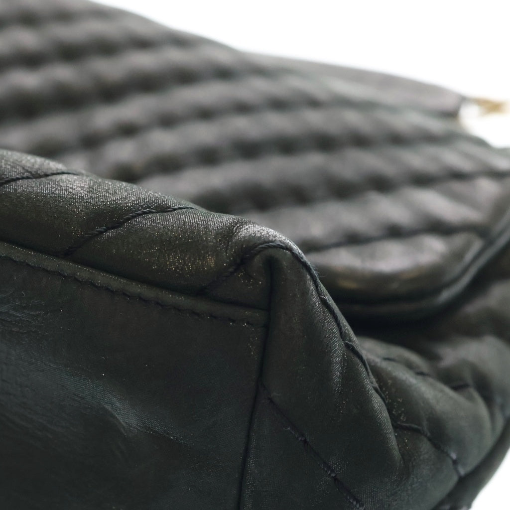 CHANEL(シャネル) シェブロン チェーンショルダーバッグ ブラック 14
