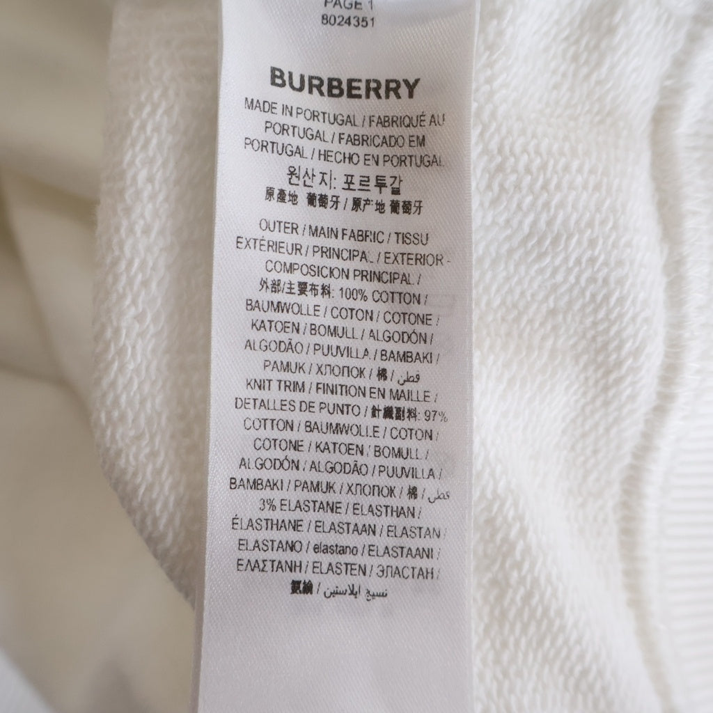 BURBERRY(バーバリー) パーカー コットン ホワイト S – WASTE_NOT by BRING