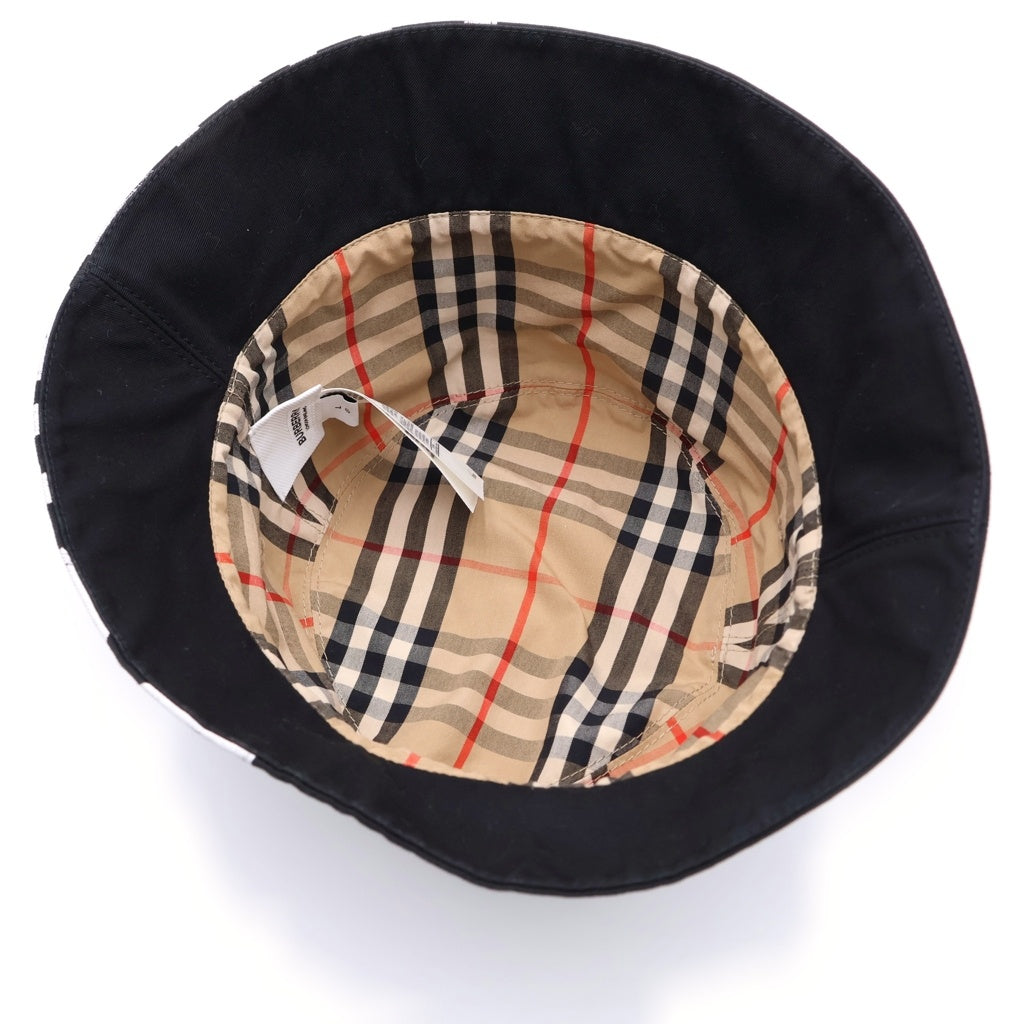 BURBERRY(バーバリー) バケットハット ブラック コットン L