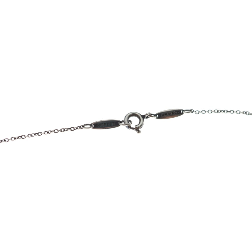 TIFFANY & Co.(ティファニー) オープンハート ピンクサファイア ネックレス SV925 レディース