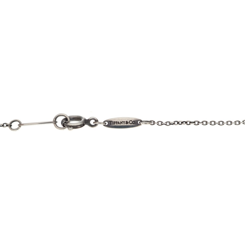 TIFFANY & Co.(ティファニー) オープンハート ピンクサファイア ネックレス SV925 レディース