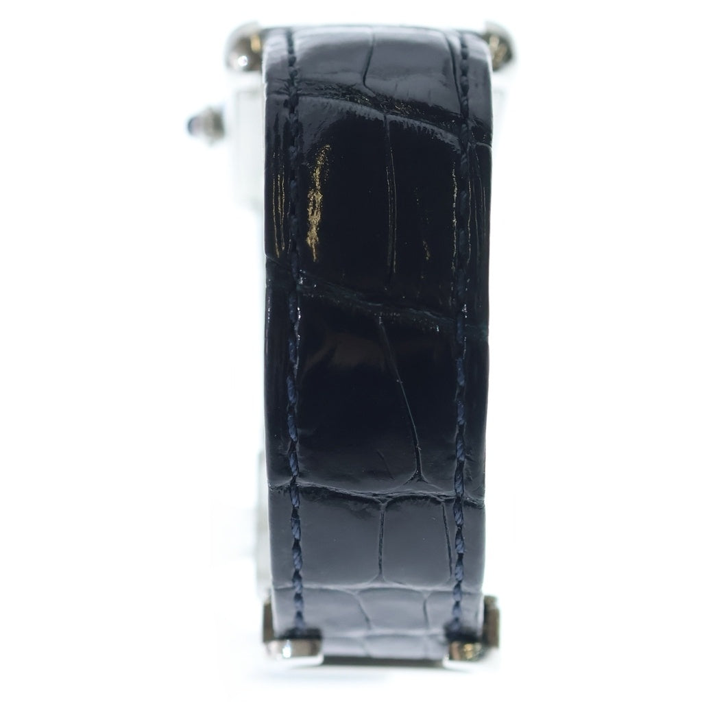 Cartier(カルティエ) タンクソロSM シルバー文字盤 SS×革/QZ ステンレス クォーツ W1018255 腕時計