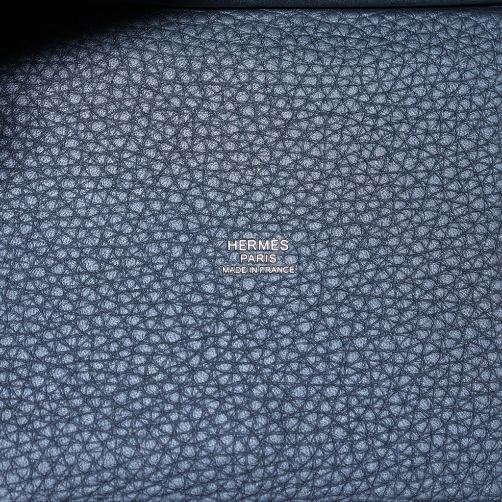 HERMES(エルメス) ピコタンロックPM トリヨンクレマンス レザー ハンドバッグ ゴールド金具 ブラック K刻印 レディース