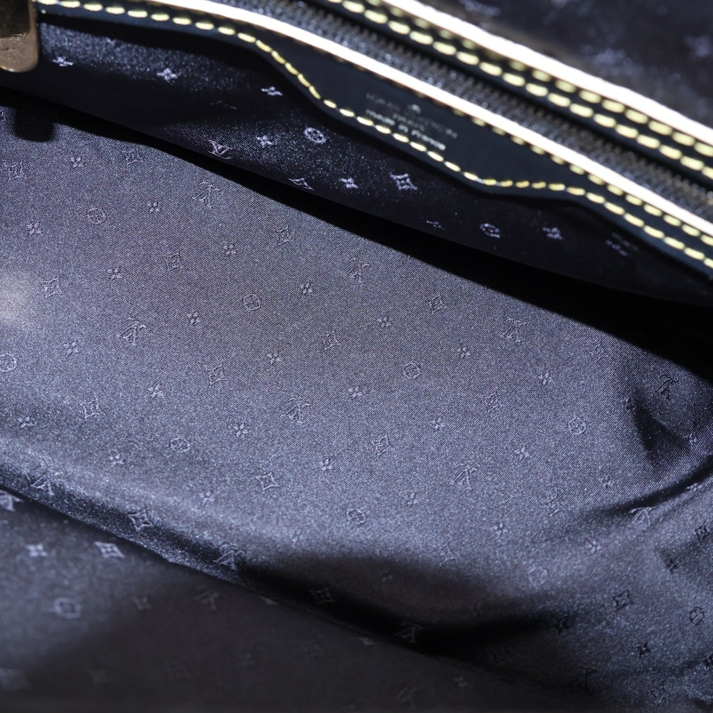 LOUIS VUITTON(ルイヴィトン) スハリ コンフィダン スタッズ ショルダーバッグ ブラック レザー M91784 ゴールド金具 レディース