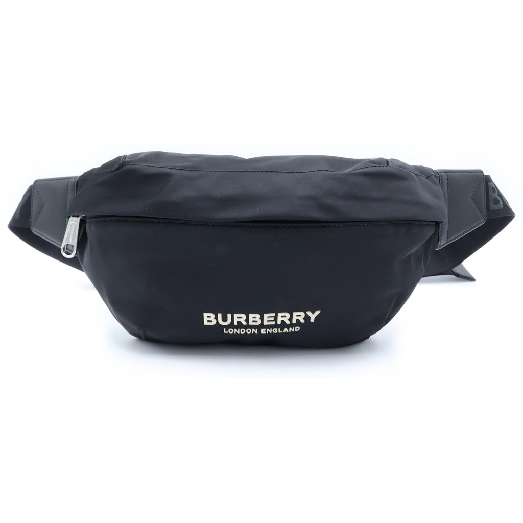 BURBERRY(バーバリー) ソニー ウエストバッグ ボディバッグ ショルダーバッグ ブラック ナイロン シルバー金具