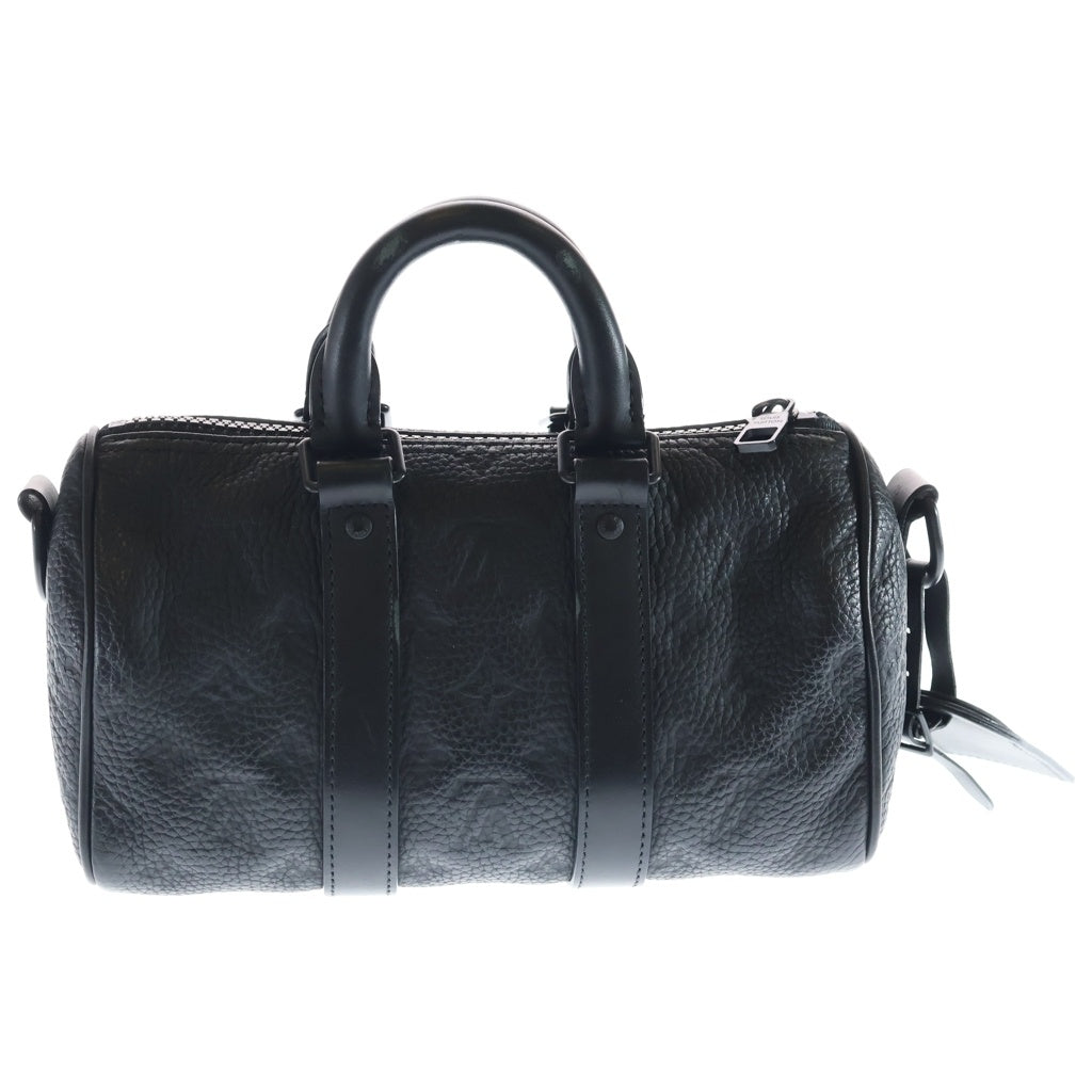 LOUIS VUITTON(ルイヴィトン) モノグラム トリヨン キーポルバンドリエール25 2WAYバッグ ショルダーバッグ ハンドバッグ ミニボストンバッグ ブラック レザー M20900 ブラック金具 レディース