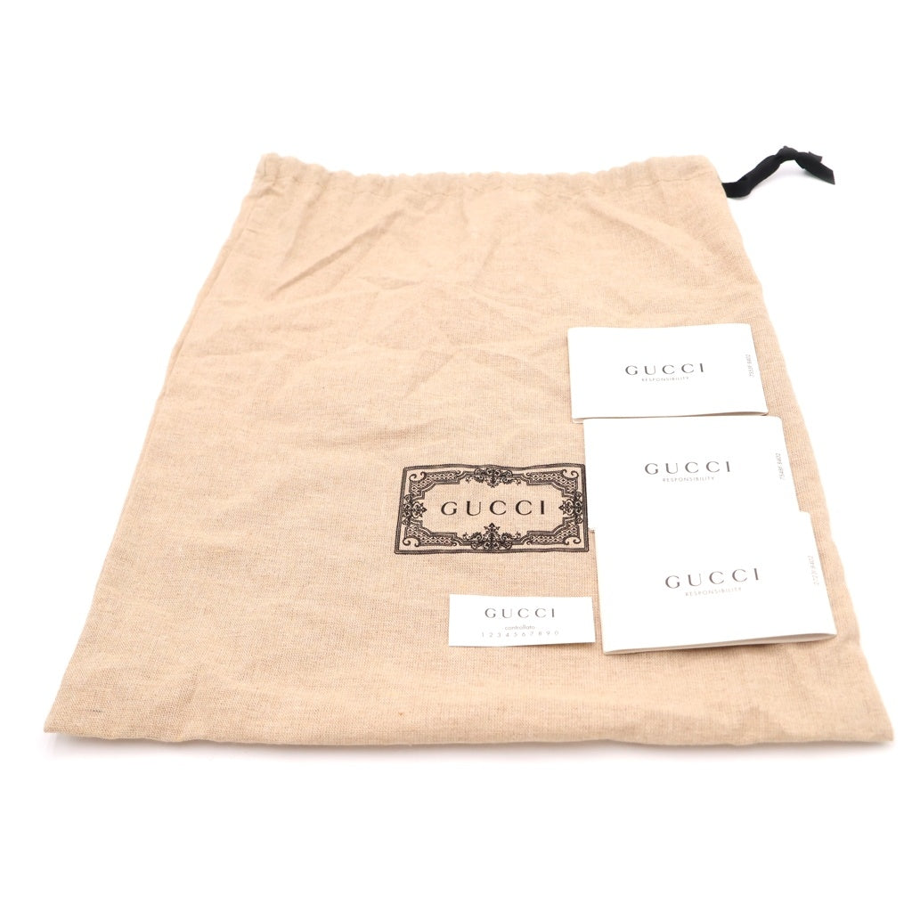 GUCCI(グッチ) GGスプリーム ジャッキー1961 ショルダーバッグ ゴールド金具 キャンバス×レザー ベージュ×ブラウン 637092 レディース