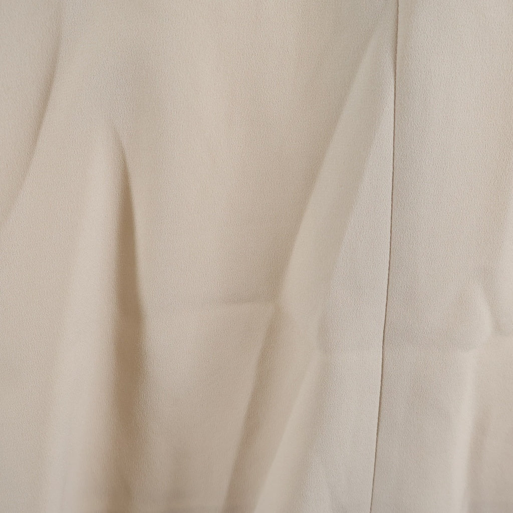 PAULE KA(ポールカ) バックジップ フロントリボン ノースリーブワンピース アイボリー×ブラック×オレンジ #38 レディース