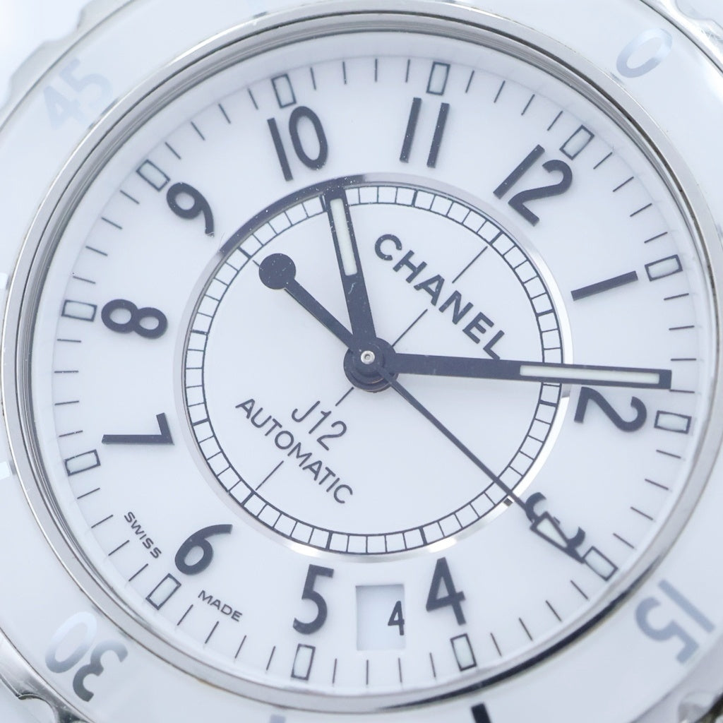 CHANEL(シャネル) J12 白文字盤 セラミック 自動巻き 腕時計 ホワイト H0970