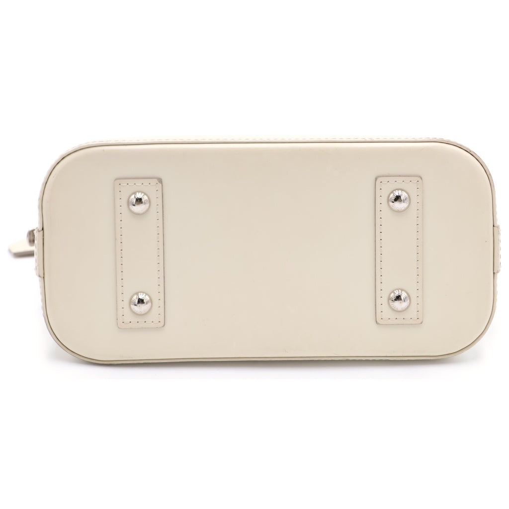 LOUIS VUITTON(ルイヴィトン) エピ アルマBB ショルダーバッグ イヴォワール 2WAYバッグ ハンドバッグ ショルダーバッグ ホワイト レザー M4085J シルバー金具 レディース
