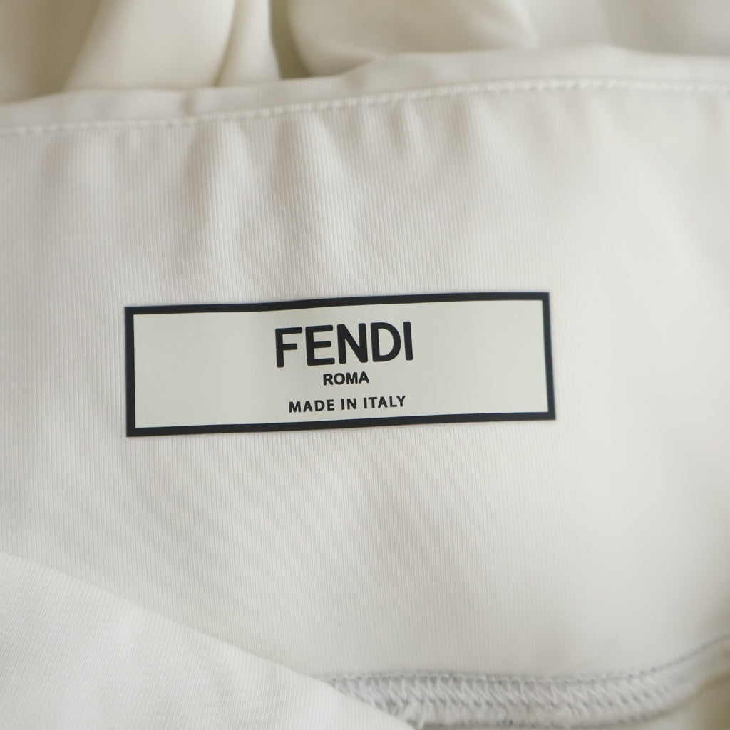 FENDI(フェンディ) トラックパンツ ホワイト ポリエステル レディース