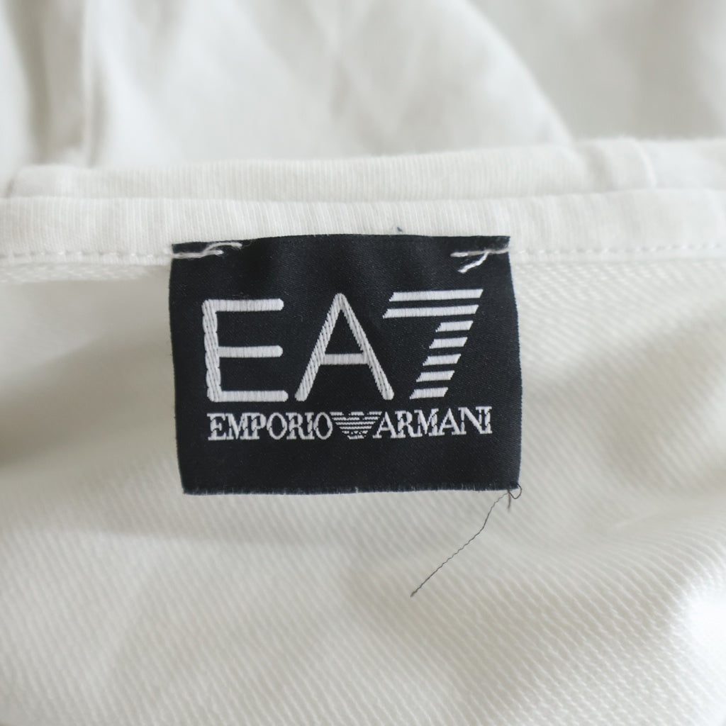 EA7(イーエーセブン) パーカー ホワイト コットン レディース