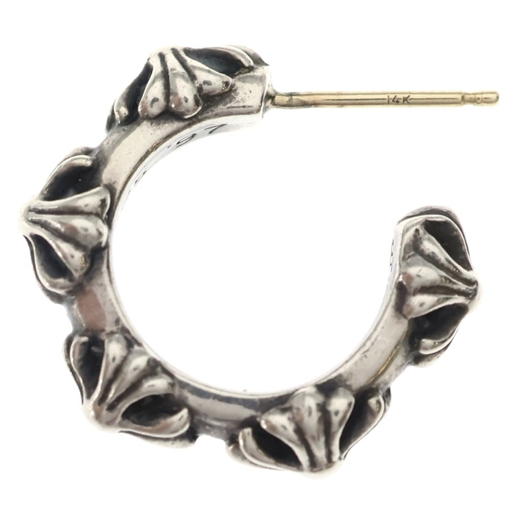 CHROME HEARTS(クロムハーツ) HOOP CROSS クロスバンド フープピアス シルバー BCA100