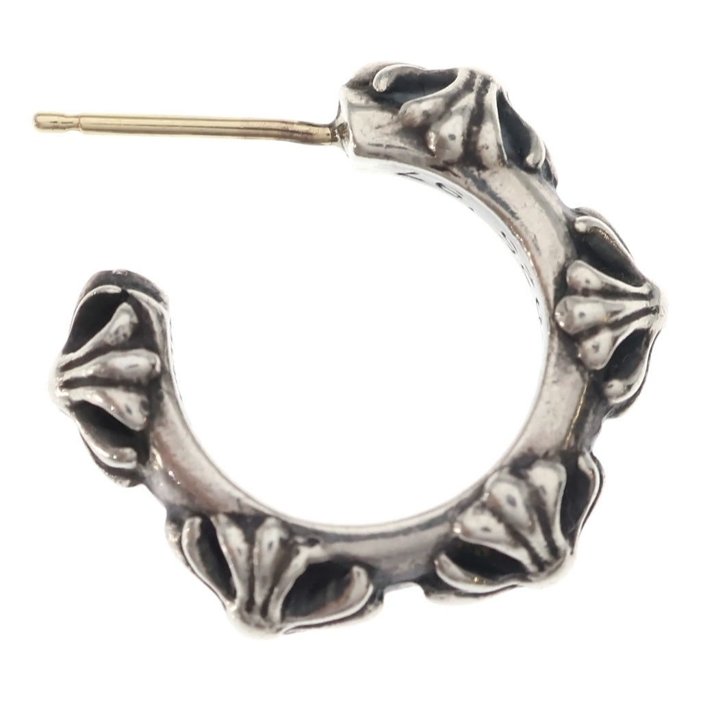 CHROME HEARTS(クロムハーツ) HOOP CROSS クロスバンド フープピアス シルバー BCA100