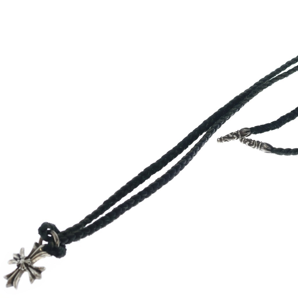 CHROME HEARTS(クロムハーツ) DBL CH PRS ダブル CHプラス ペンダントトップWレザーブレイド シルバー