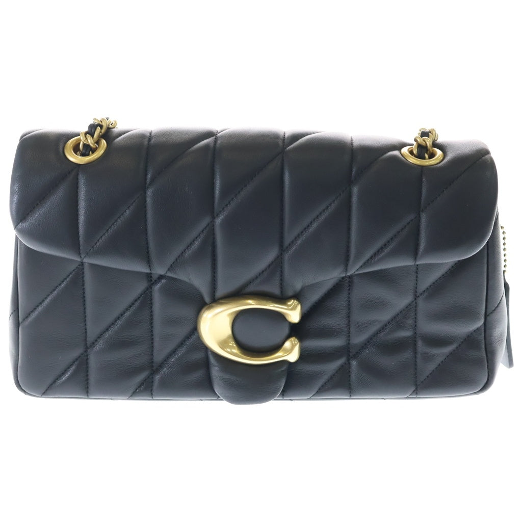 COACH(コーチ) タビー ショルダーバッグ ブラック レザー CP150 ゴールド金具 レディース