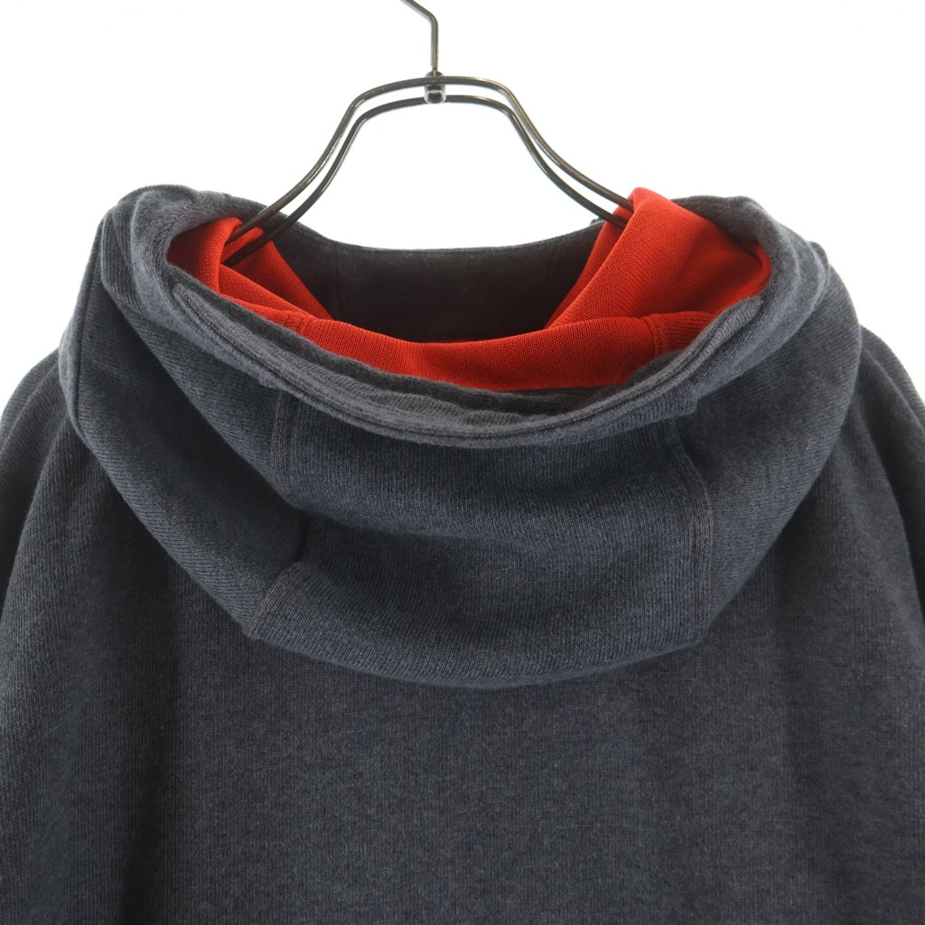 DIOR(ディオール) ロゴプリント コットンプルオーバーパーカー グレー #M 393J633A0850 レディース
