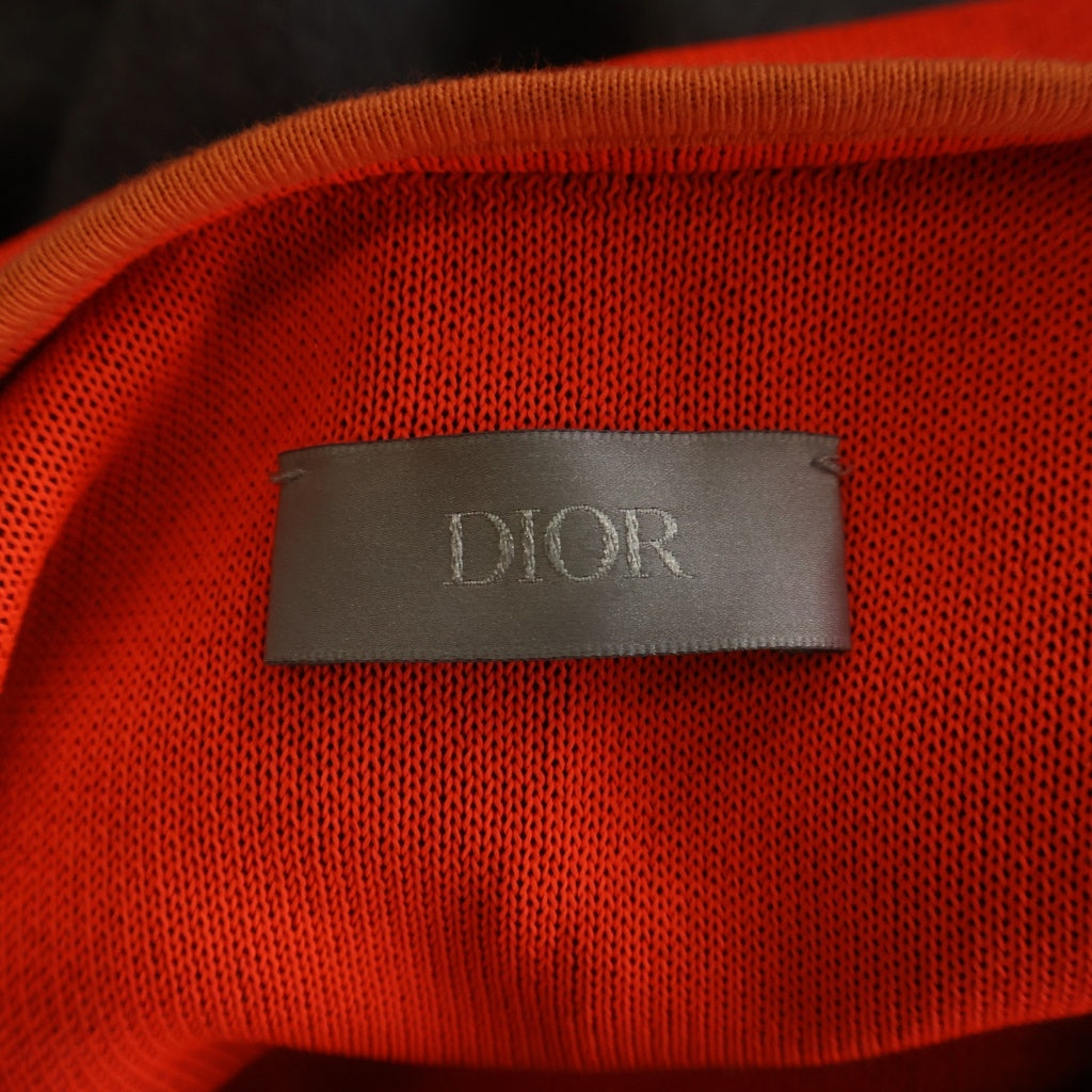DIOR(ディオール) ロゴプリント コットンプルオーバーパーカー グレー #M 393J633A0850 レディース