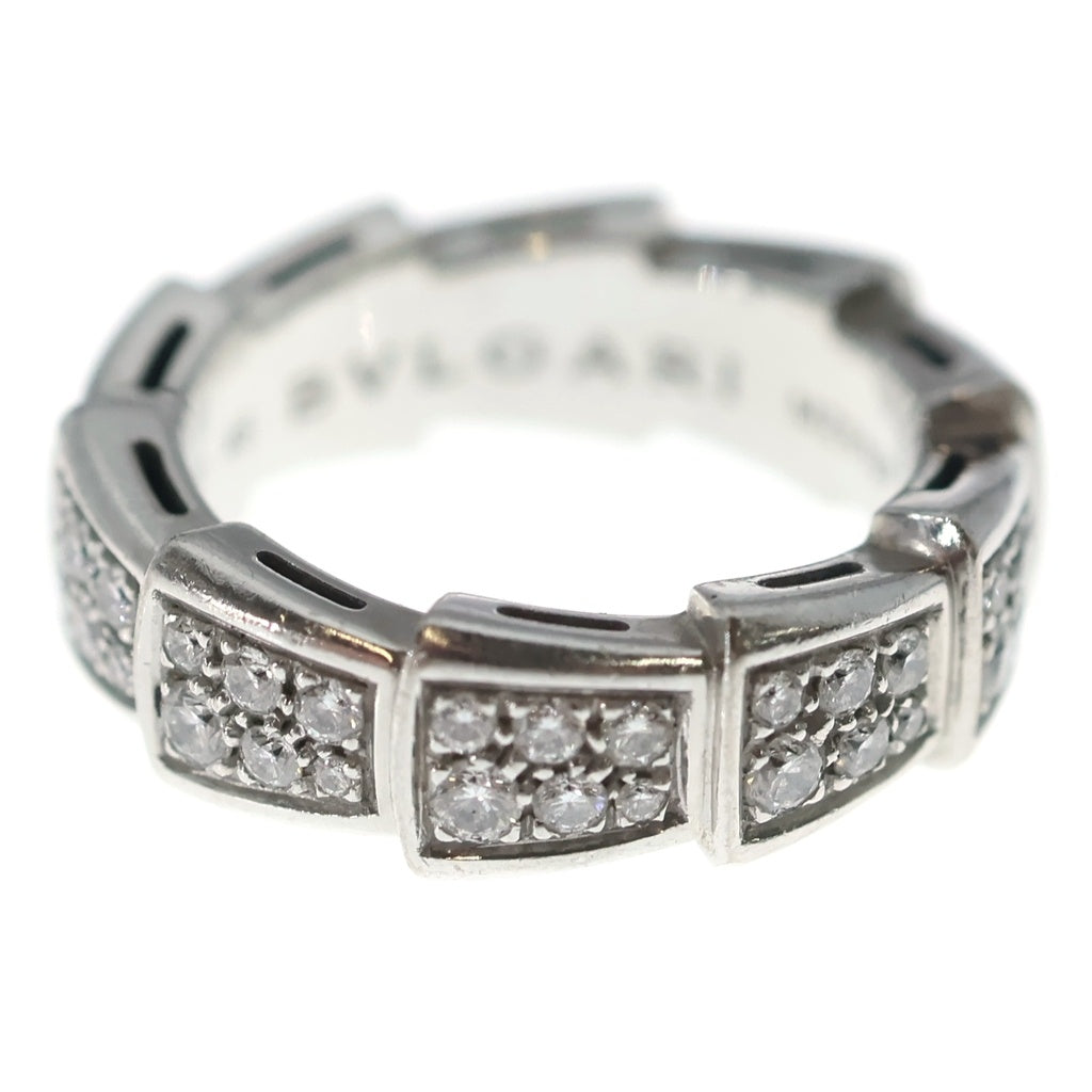 BVLGARI(ブルガリ) セルペンティ ヴァイパー フルパヴェダイヤ K18WG 750 #46 リング ホワイトゴールド レディース