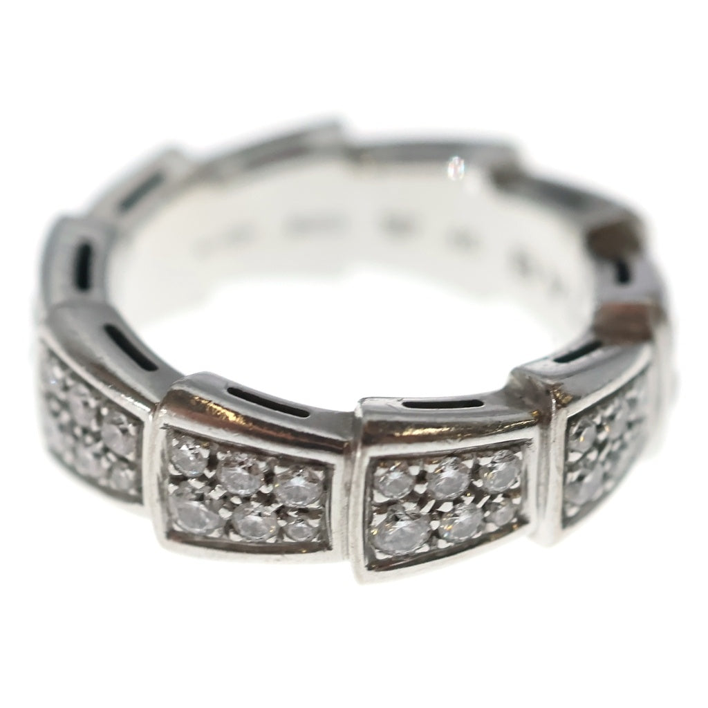 BVLGARI(ブルガリ) セルペンティ ヴァイパー フルパヴェダイヤ K18WG 750 #46 リング ホワイトゴールド レディース