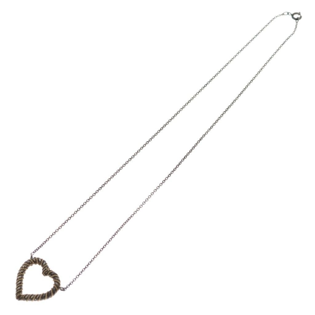 TIFFANY & Co.(ティファニー) ツイストハート ネックレス ペンダント チェーン シルバー レディース