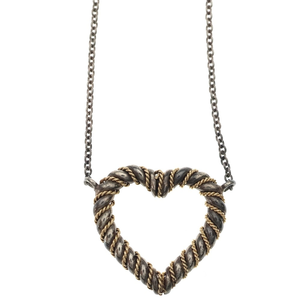 TIFFANY & Co.(ティファニー) ツイストハート ネックレス ペンダント チェーン シルバー レディース