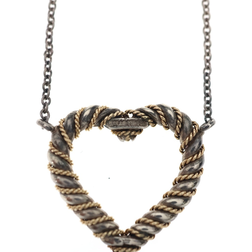 TIFFANY & Co.(ティファニー) ツイストハート ネックレス ペンダント チェーン シルバー レディース