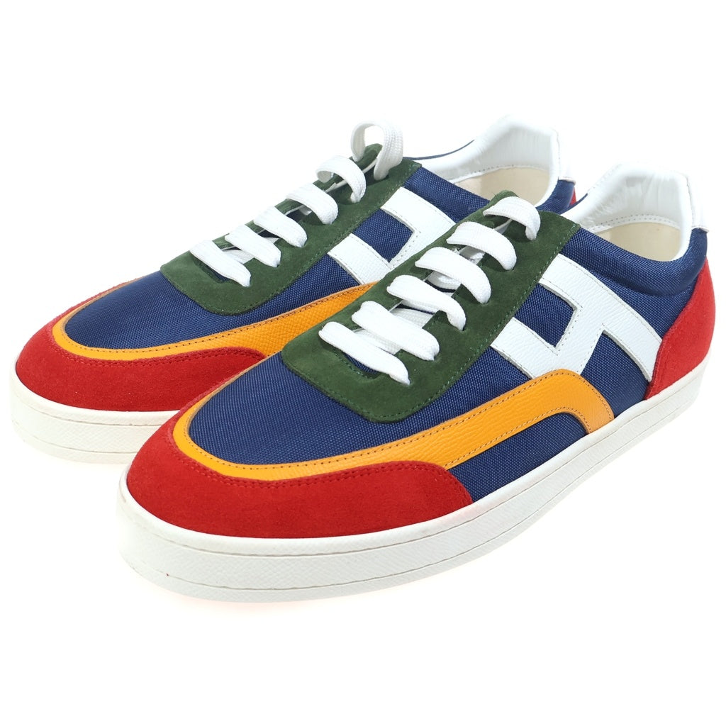 HERMES(エルメス) クリス キャンバスローカットスニーカー マルチカラー #10