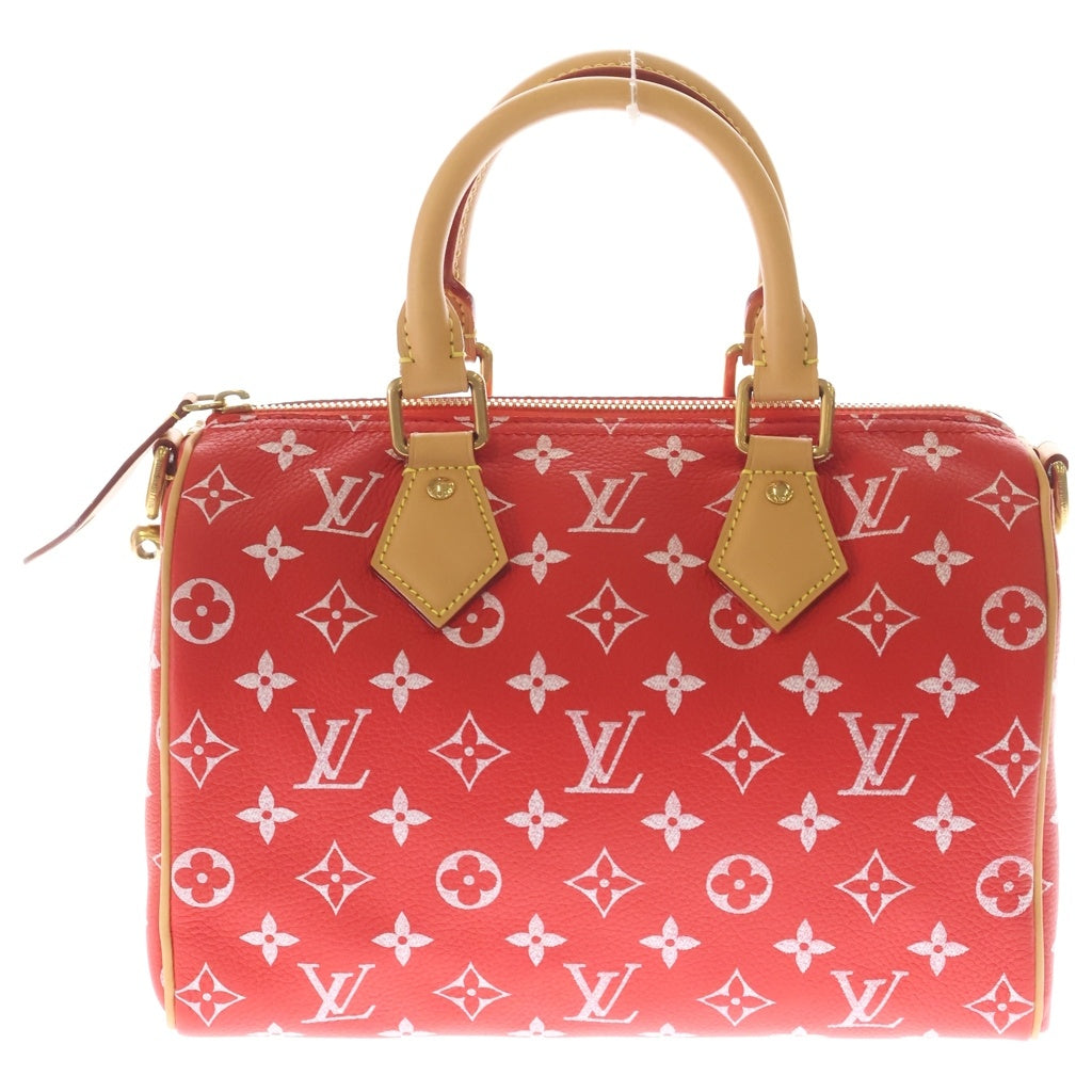 LOUIS VUITTON(ルイヴィトン) モノグラム スピーディ P9 バンドリエール 25 カーフレザー 2WAY ショルダーバッグ ハンドバッグ M24425 レッド レディース
