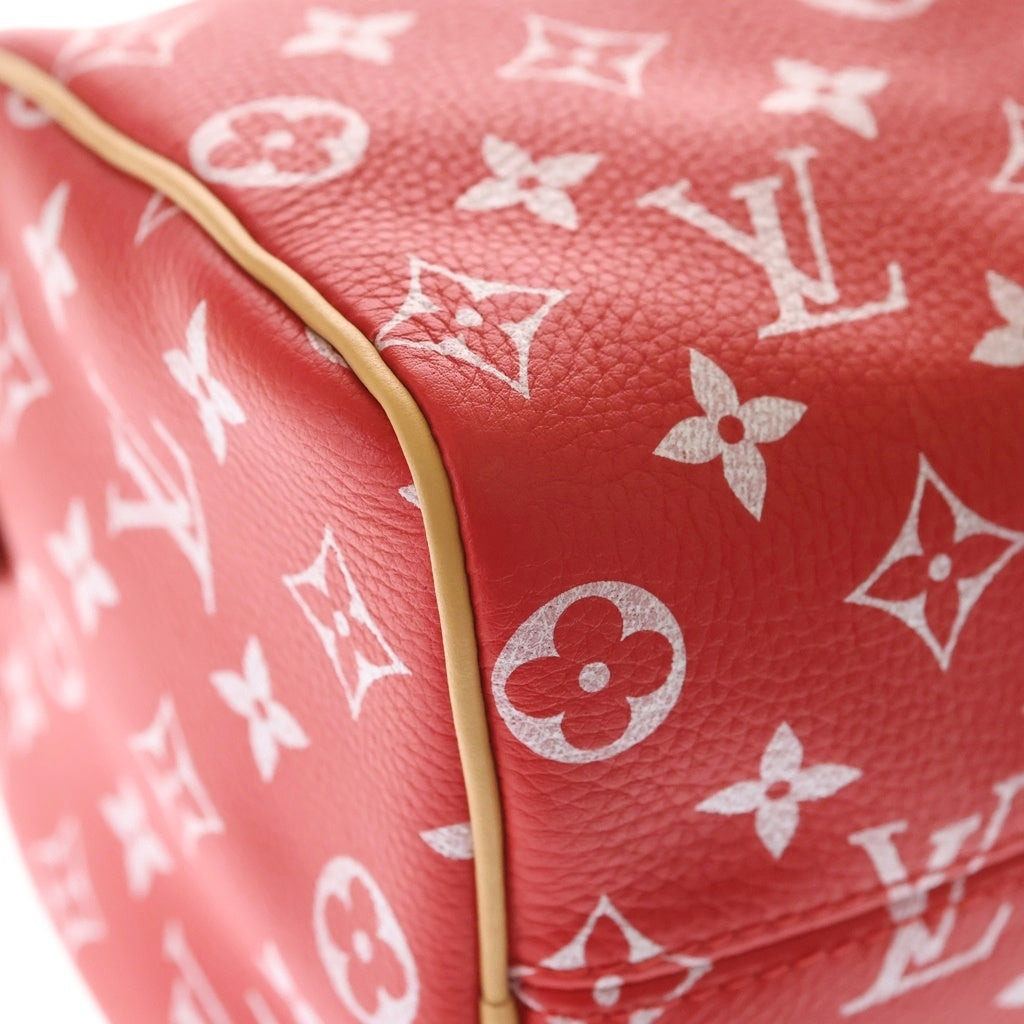 LOUIS VUITTON(ルイヴィトン) モノグラム スピーディ P9 バンドリエール 25 カーフレザー 2WAY ショルダーバッグ ハンドバッグ M24425 レッド レディース