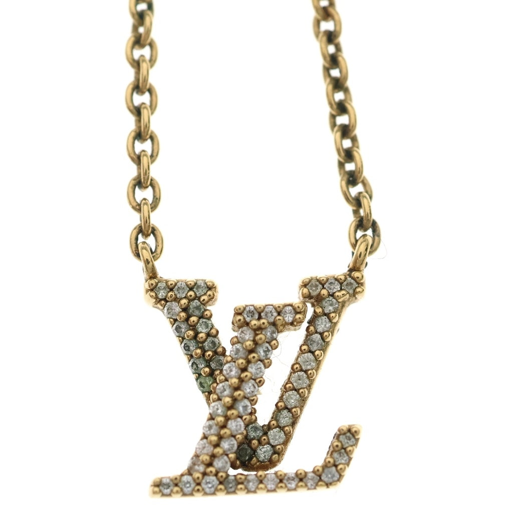 LOUIS VUITTON(ルイヴィトン) LVアイコニック ネックレス ラインストーン GP ゴールド M00596 レディース