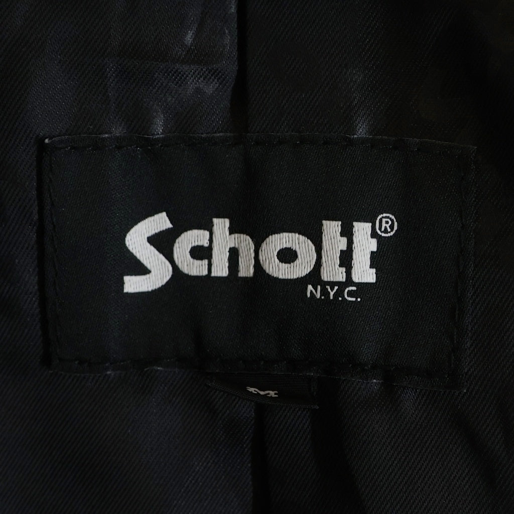 SCHOTT(ショット) レザーダブルブレストライダース レザージャケット ブラック #M 782-5950010