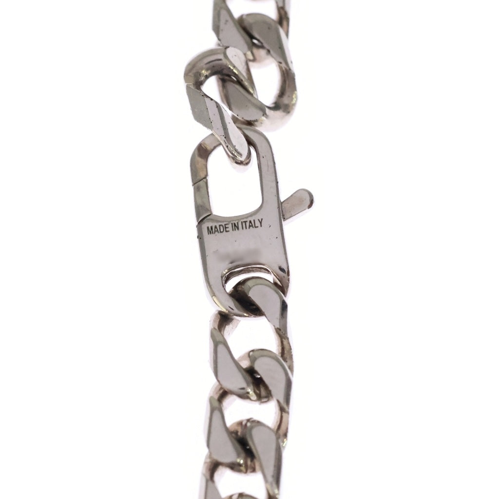 FENDI(フェンディ) バゲット FFロゴ チェーン ブレスレット シルバー 1A2423