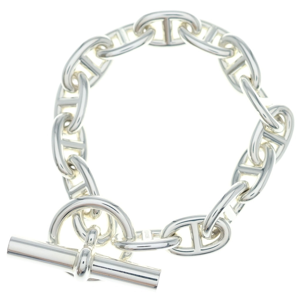 HERMES(エルメス) シェーヌダンクル ブレスレット MM14コマ シルバー チェーン レディース