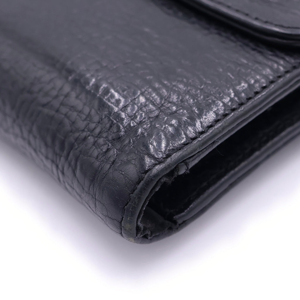 CHROME HEARTS(クロムハーツ) WAVE ウェーブ レザーウォレット 財布 ブラック