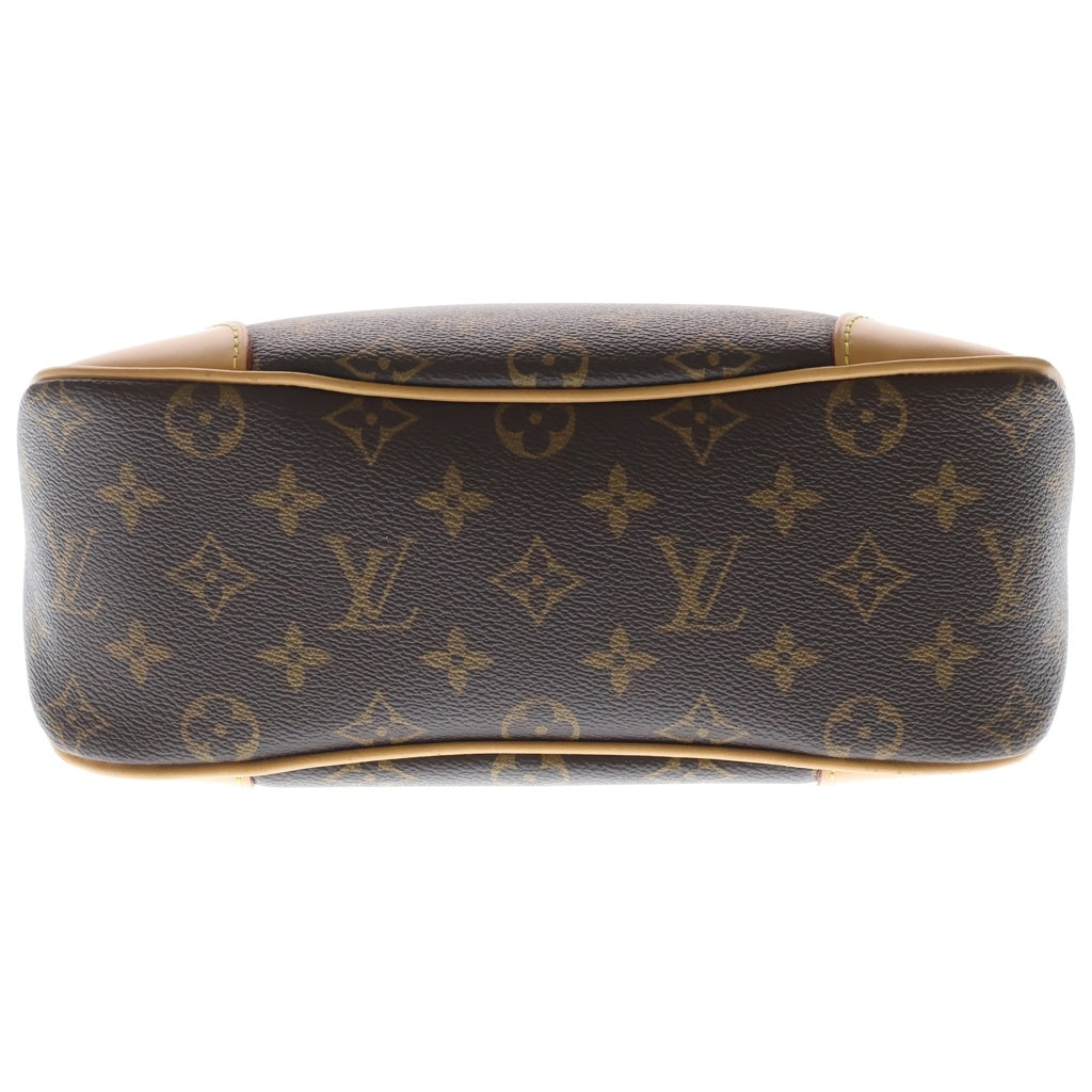 LOUIS VUITTON(ルイヴィトン) モノグラム ブローニュNM ハンドバッグ チェーンバッグ ワンショルダーバッグ ブラウン レザー×PVC M45832 ゴールド金具 レディース