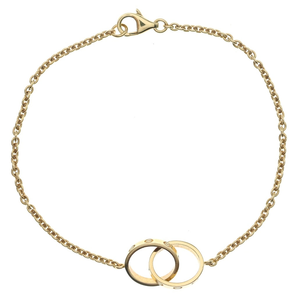Cartier(カルティエ) ベビーラブ チェーン ブレスレット K18YG イエローゴールド レディース
