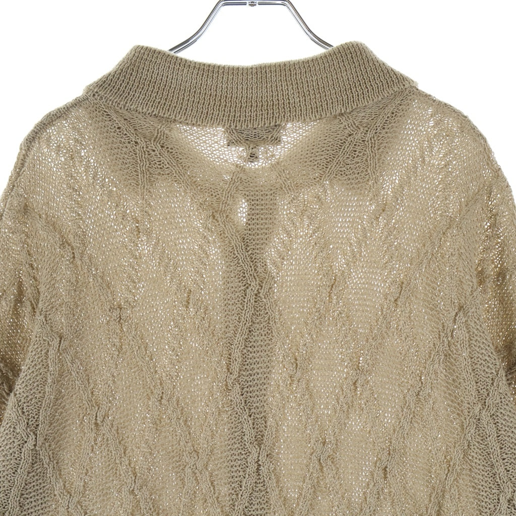 ARMANI(アルマーニ) ニットカーディガン ベージュ #52 レディース