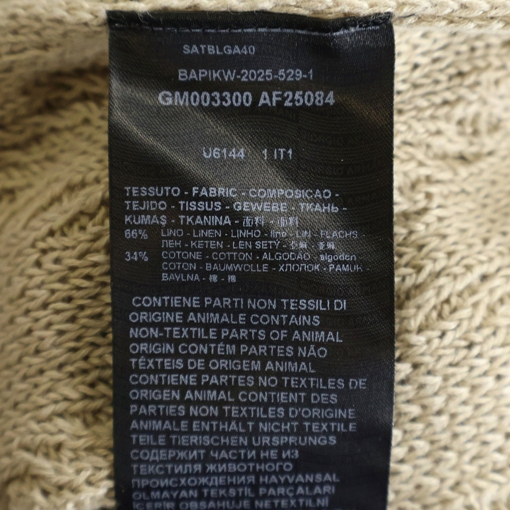 ARMANI(アルマーニ) ニットカーディガン ベージュ #52 レディース