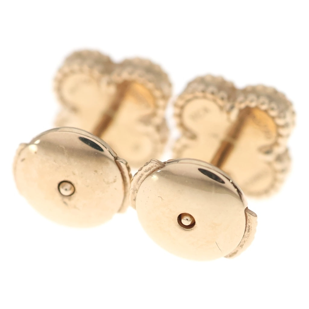 Van Cleef & Arpels(ヴァンクリーフアンドアーペル) スウィートアルハンブラ カーネリアン ピアス K18PG ピンクゴールド VCARN6B000 レディース