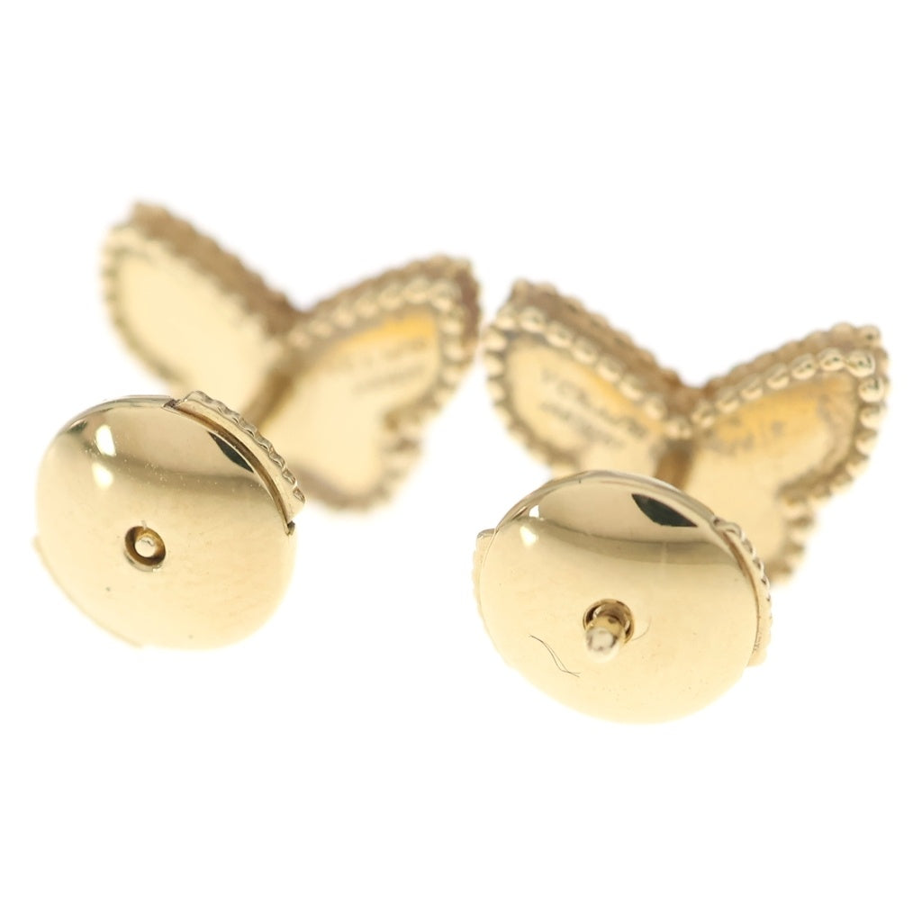 Van Cleef & Arpels(ヴァンクリーフアンドアーペル) スウィートアルハンブラ パピヨン ピアス K18YG イエローゴールド VCARN5JM00 レディース