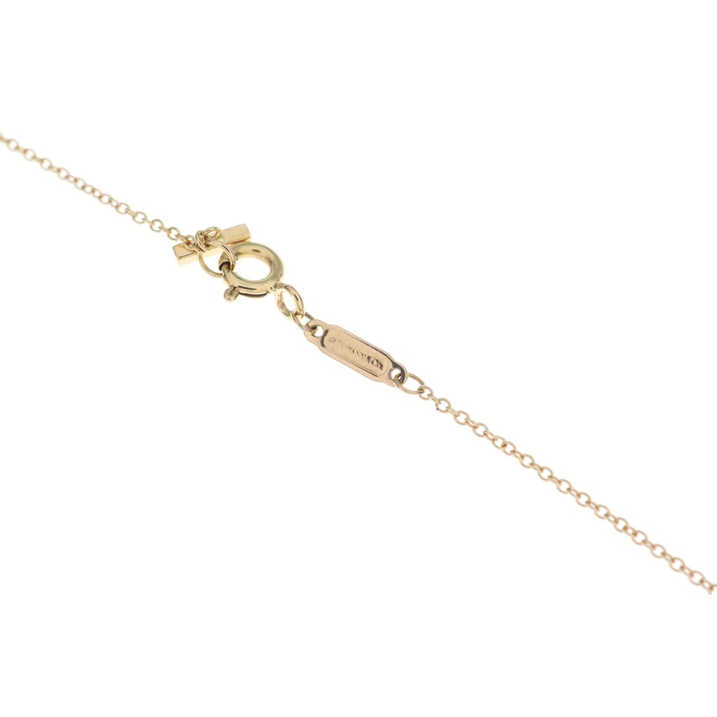 TIFFANY & Co.(ティファニー) Tスマイル ミニ ダイヤ ネックレス ペンダント チェーン Au750 K18 PG ピンクゴールド
