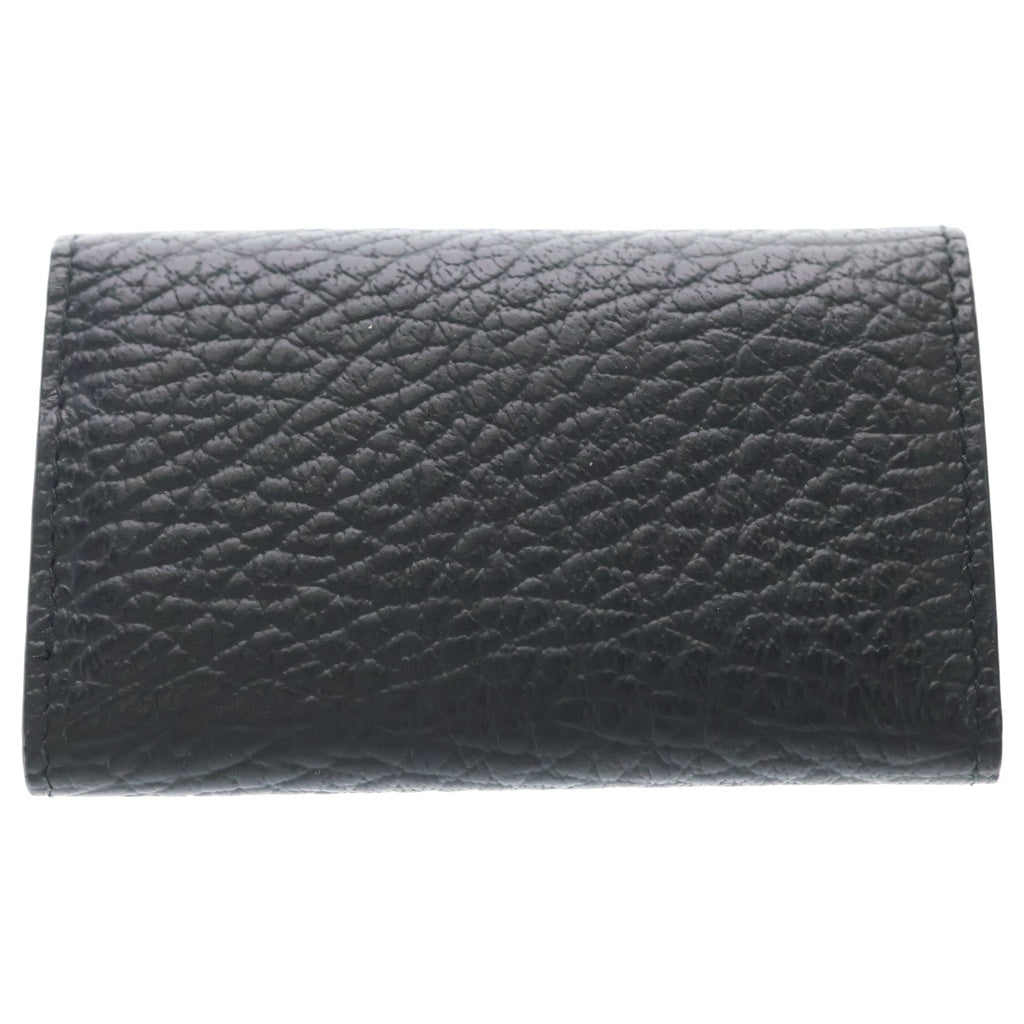 Maison Margiela(メゾンマルジェラ) 4ステッチ レザー 6連 キーケース キーホルダー ブラック SA3UI0001 レディース