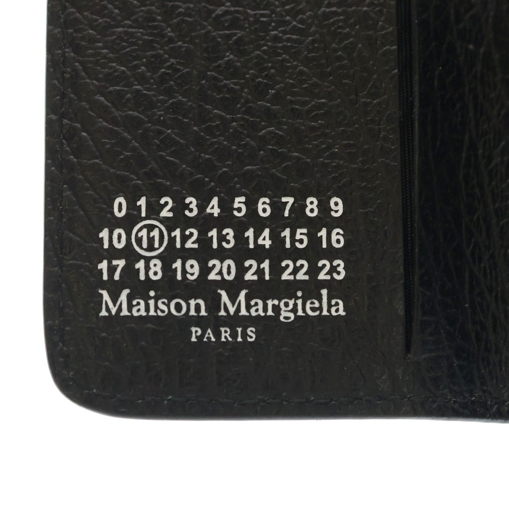Maison Margiela(メゾンマルジェラ) 4ステッチ レザー 6連 キーケース キーホルダー ブラック SA3UI0001 レディース