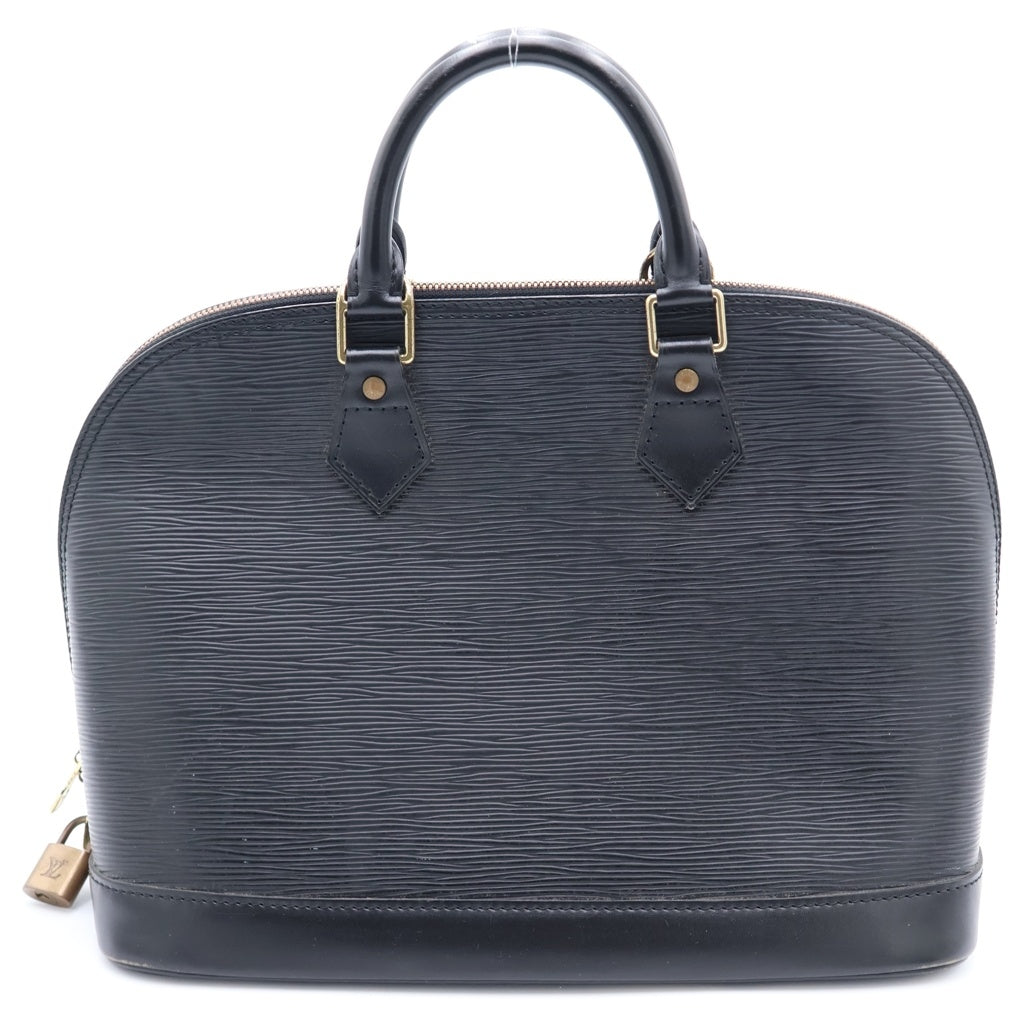 LOUIS VUITTON(ルイヴィトン) エピ アルマPM ハンドバッグ ブラック ノワール レザー M52142 ゴールド金具 レディース