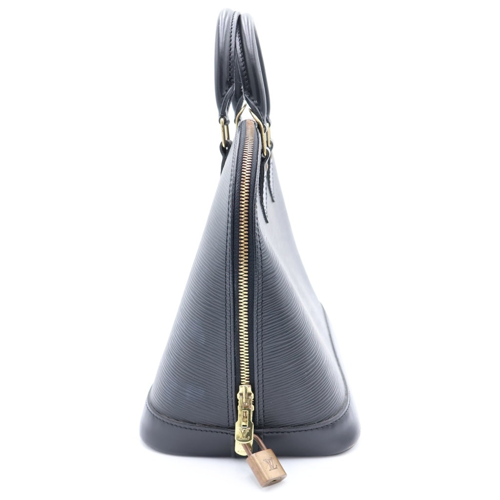 LOUIS VUITTON(ルイヴィトン) エピ アルマPM ハンドバッグ ブラック ノワール レザー M52142 ゴールド金具 レディース